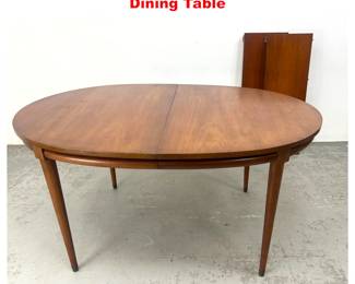 Lot 1535 Mid Century Modern Oval Walnut Dining Table 