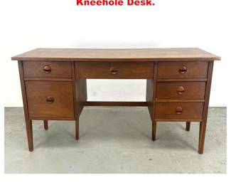 Lot 1218 Stanley Mid Century Modern Kneehole Desk. 