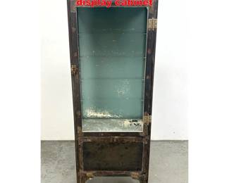 Lot 1701 Industrial steel medical display cabinet