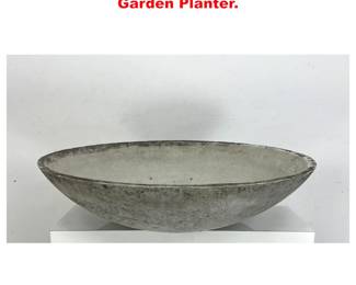 Lot 1702 Large Willy Guhl Low Bowl Garden Planter. 