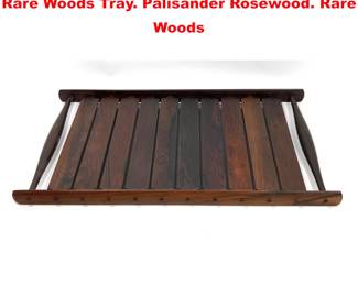 Lot 1501 Jens Quistgaard Dansk Rosewood Rare Woods Tray. Palisander Rosewood. Rare Woods