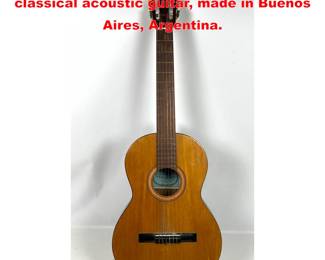 Lot 1595 Antigua Casa Nunez Modelo A 1 classical acoustic guitar, made in Buenos Aires, Argentina. 