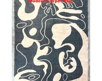 Lot 1214 6 X 8 1 Flat weave Abstract Modern Carpet Rug. 