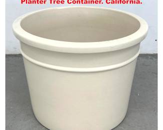 Lot 1714 Extra Large Gainey Ceramics Planter Tree Container. California.