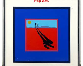 Lot 1223 Ernest Trova Serigraph Print Pop Art.