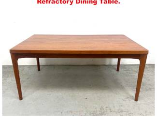 Lot 1262 Vejle Stole Danish Modern Teak Refractory Dining Table. 
