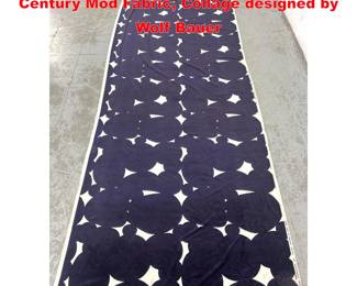 Lot 1731 Bolt of Knoll International Mid Century Mod Fabric, Collage designed by Wolf Bauer