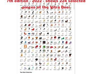 Lot 1267 Vitra The Chair Collection Poster 7th edition  2022  shows 224 selected pieces of the Vitra Desi