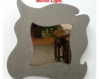 Lot 1284 Signed David Marshall Infinity Wall Mirror Light. 