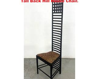 Lot 1630 After Charles Rennie Mackintosh Tall Back Hill House Chair. 