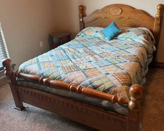 Bed frame and mattress