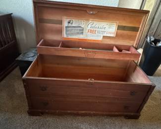 Hardwood Trunk - Antique