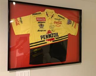 NASCAR racing signed shirt