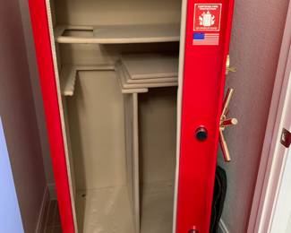 Inside view of the safe 