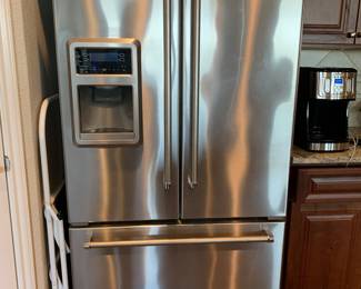 Stainless steel Kitchen Aid refrigerator 