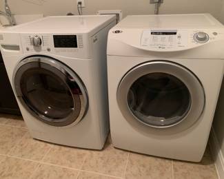 Washer and electric dryer 