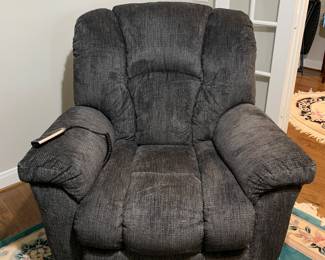 Super comfy electric recliner with special lifting feature 