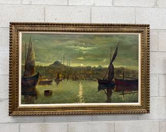 Signed oil on canvas