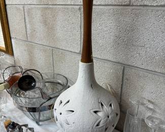 Mid century modern lamp. 