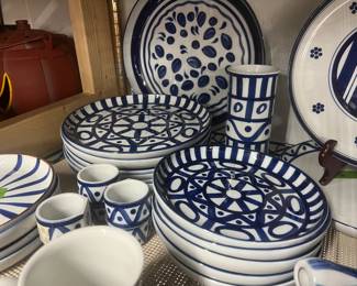 Large collection of Dansk dishes