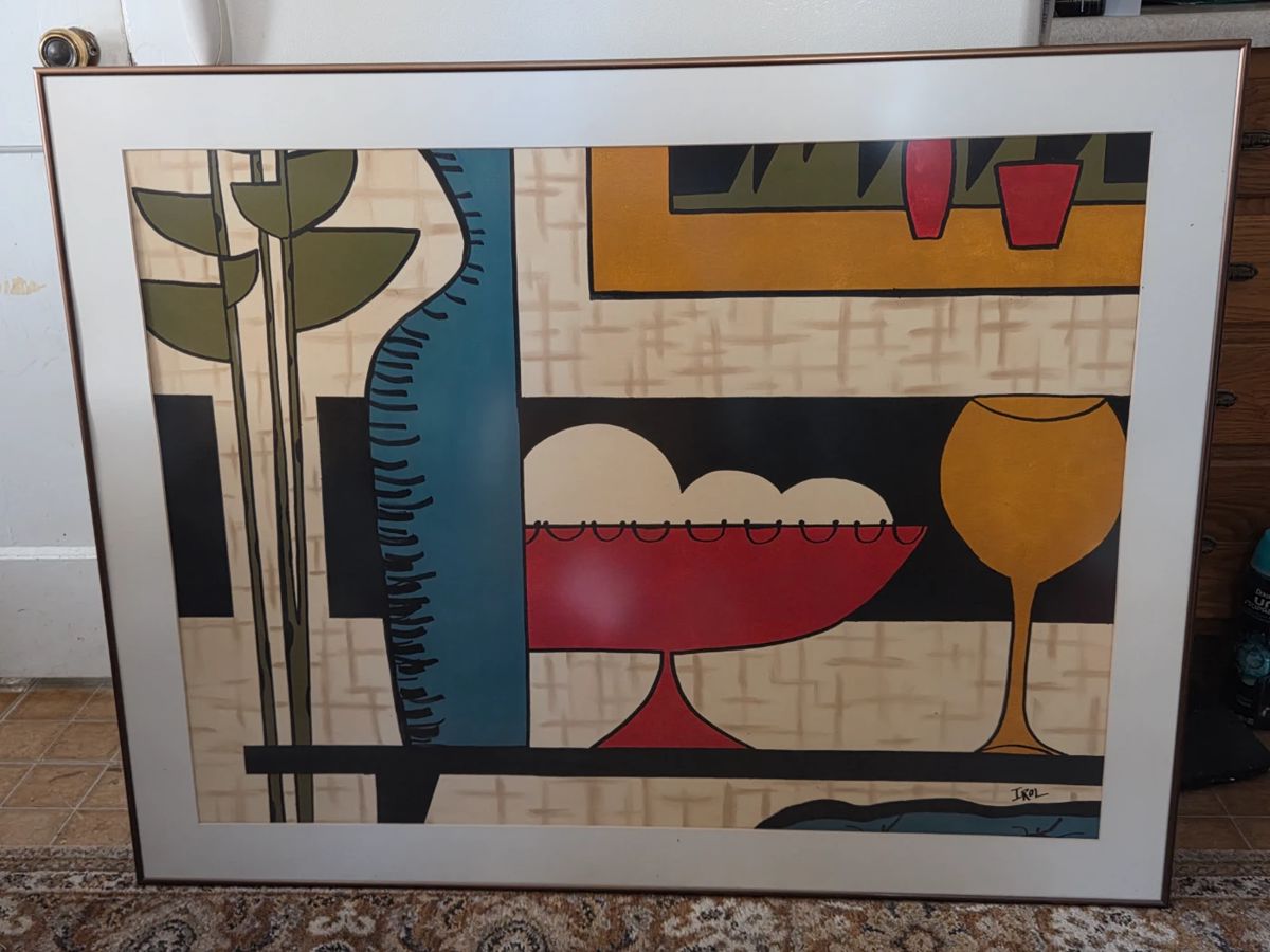 Very large.  3x4' painting