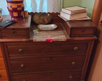 Very old marble top dresser.