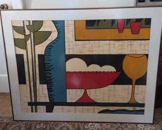 Very large.  3x4' painting