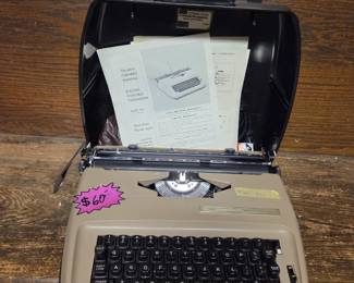 SEARS typewriter and case.
