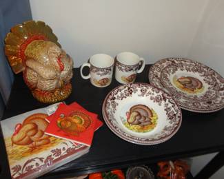 Somewhere in this house is a whole set of Spode Thanksgiving China........