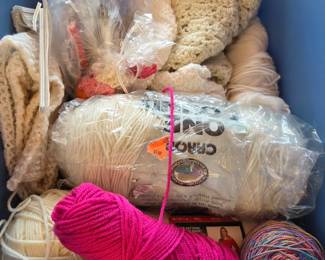 2nd tote full of yarn