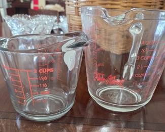 The larger is vintage Fire King