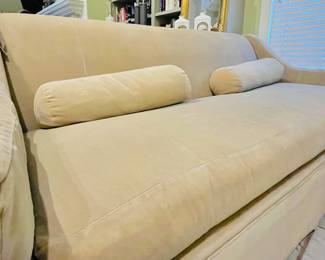 Pearson Velvet Skirted Sofa