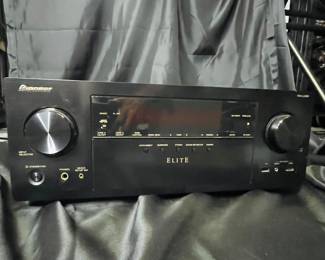 2 Pioneer Elite AV receiver, specifically a model from the VSX-LX series