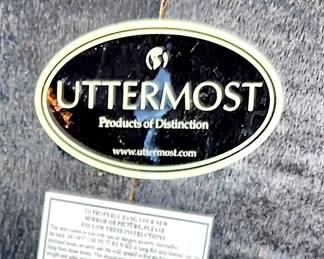 Masterfully Designed gilt-framed arched mirror by Uttermost