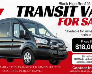 Transit Van Available for Immediate Sale