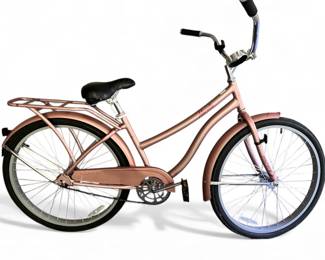Rose Gold Metal Huffy Marietta Comfort Cruiser Bike