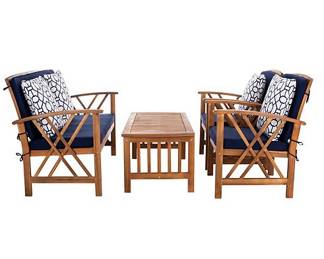 SAFAVIEH Outdoor Teak furniture sets