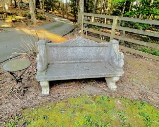 Available for Purchase
Neoclassical-Style Carved Stone Bench