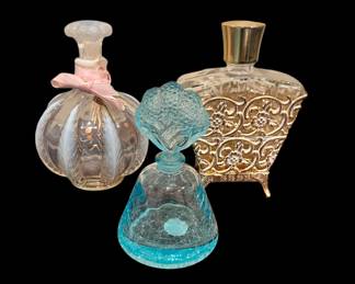 Vintage Glass Perfume Bottles