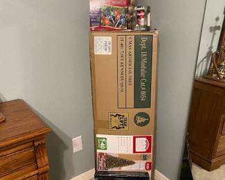 Christmas tree and decor