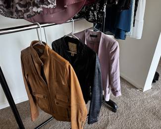 Leather jackets, blazer