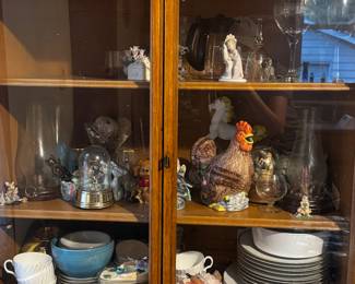 China, figurines, teapots, music boxes, holiday decor