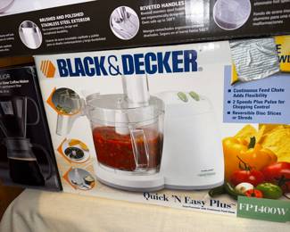 Food processor, coffee maker