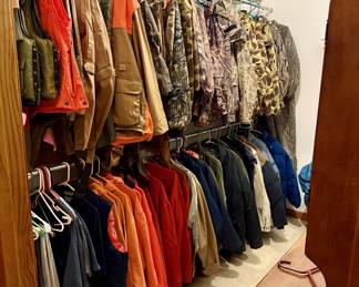 Mostly Browning apparel, lots with tags 