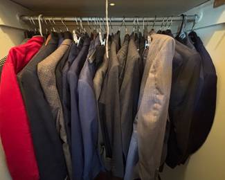 Nice collection of suits. Most are Jos. A Bank