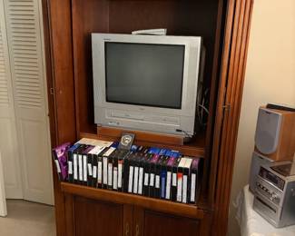 Entertainment Cabinet, Neville High School VHS