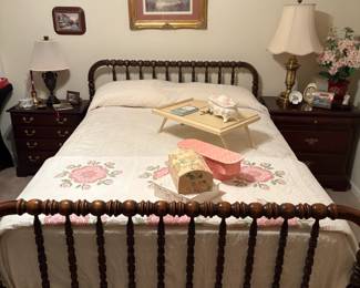 Antique Jenny Lind Spool Bed