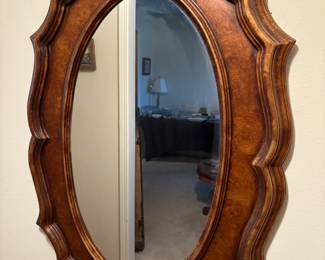 Vintage Oval Wall Mirror