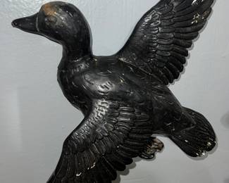 Vintage Chalk ware of flying duck