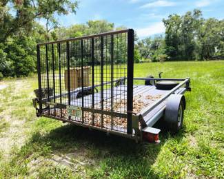 Utility trailer with Gate